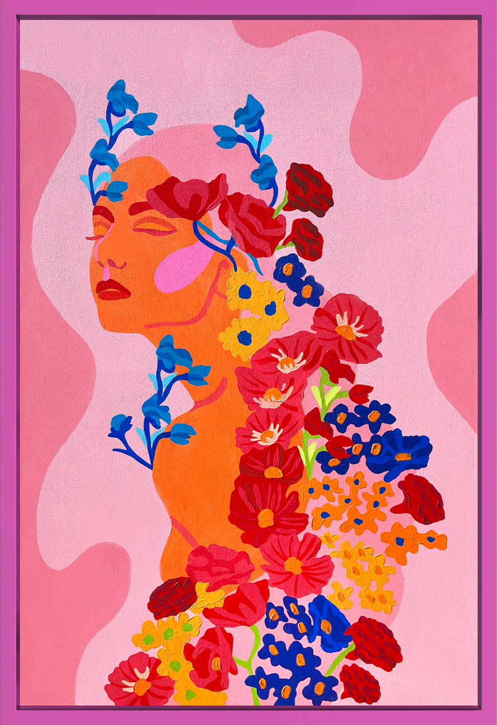 In Bloom Agate Rubene Painting Hip Hip Hooray Exhibition