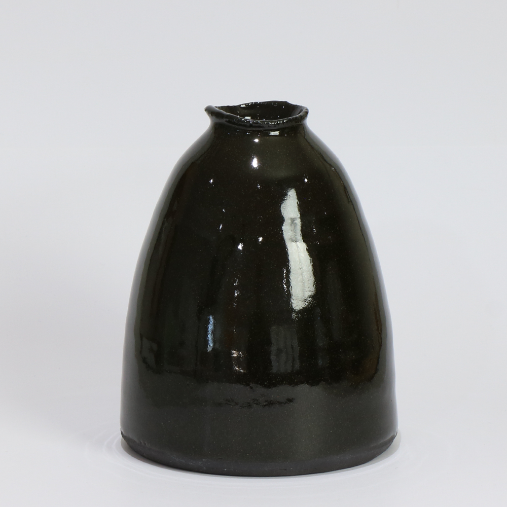 Wheel thrown stoneware Vase #133 Jacqueline Kampen