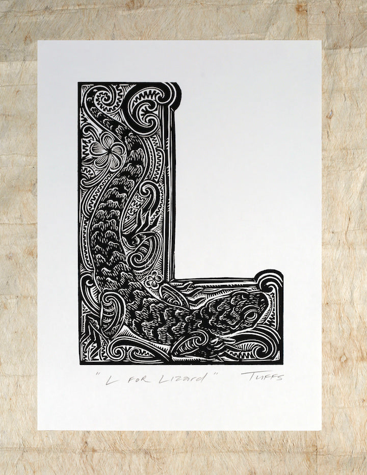 L for Lizzard (Enviro Series) | Michel Tuffery
