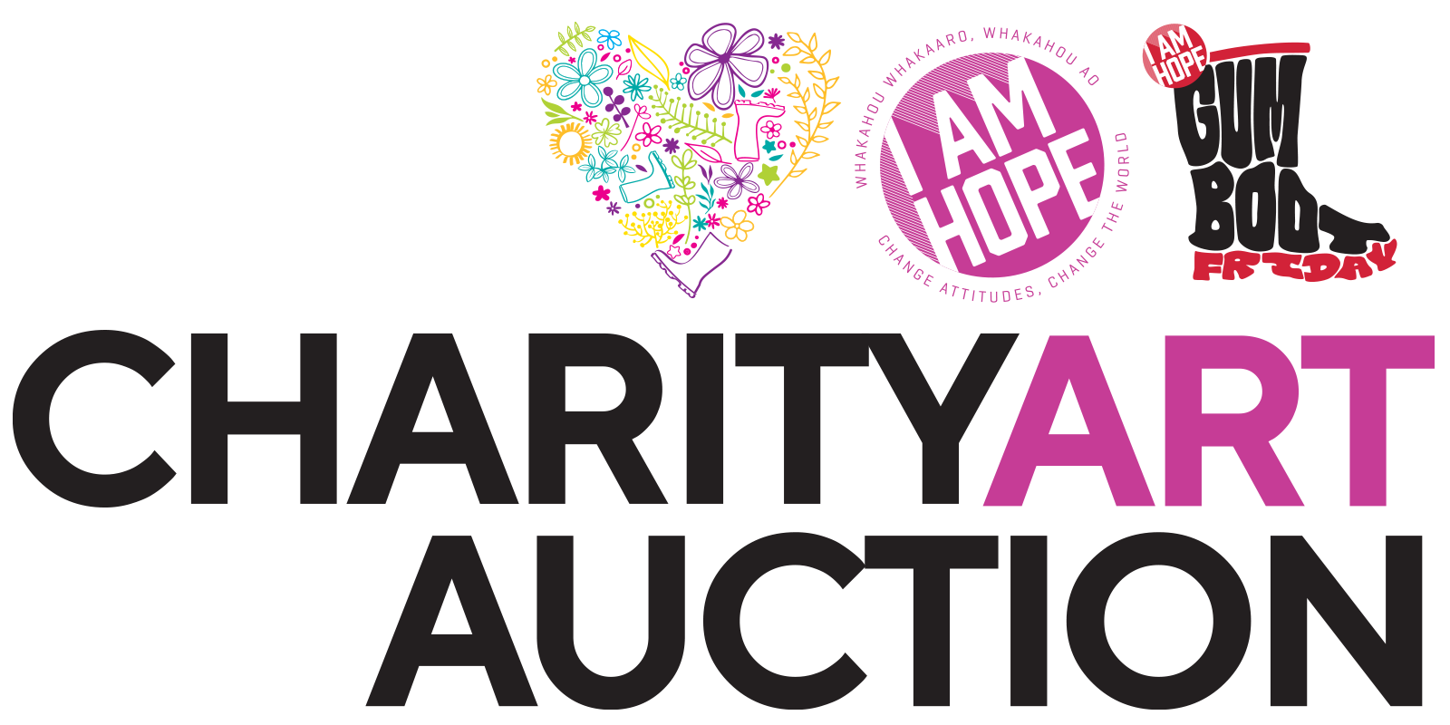 Charity Art Auction I am Hope Gumboot Friday
