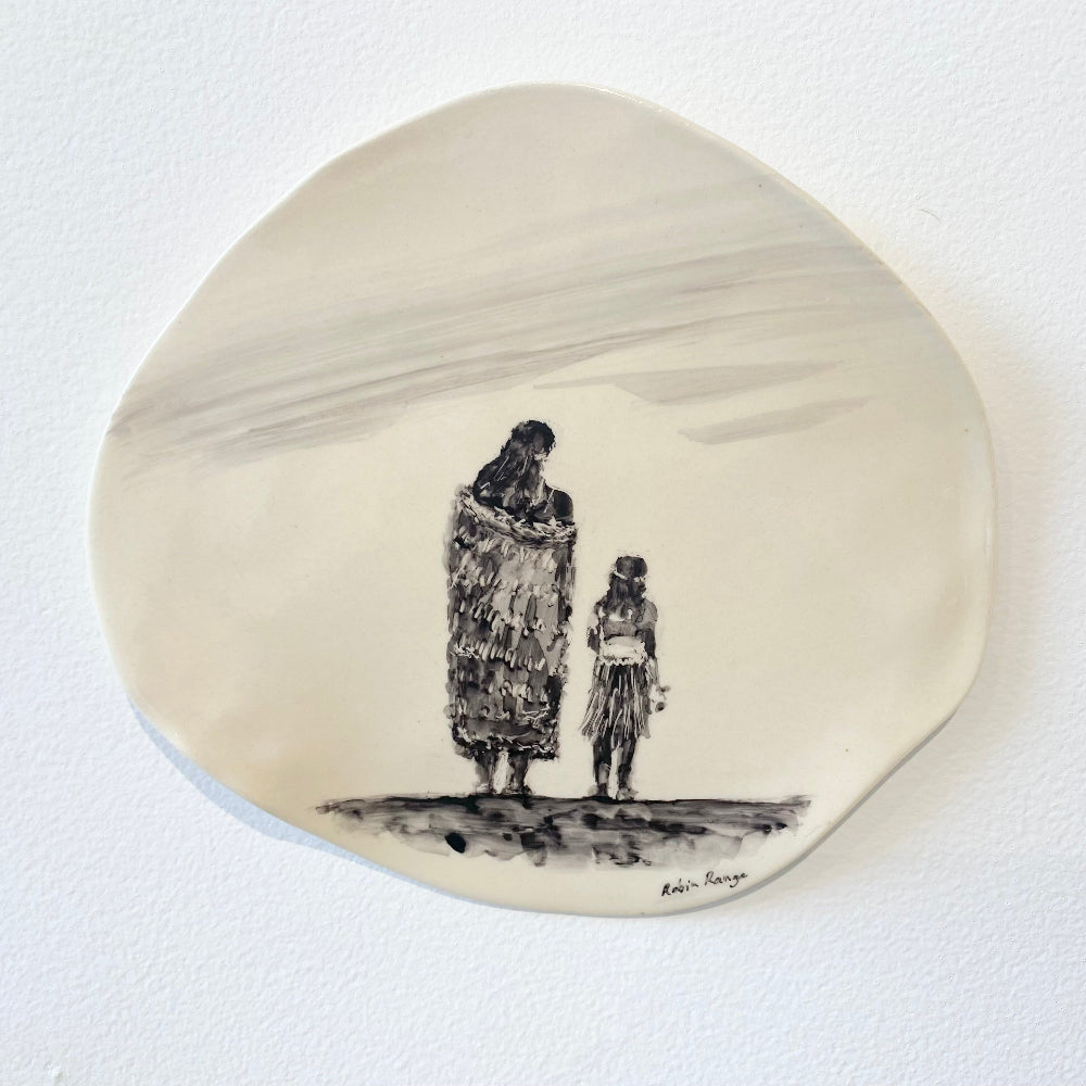 There Is Only One Of Me #228, Ceramic wall plaque, Robin Ranga 