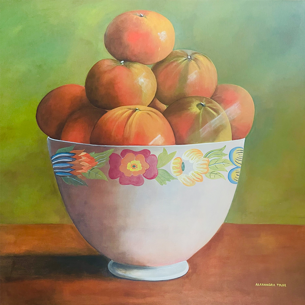 Alexandra Tylee | Bowl of Mandarins | Homebody Exhibition | Painting 