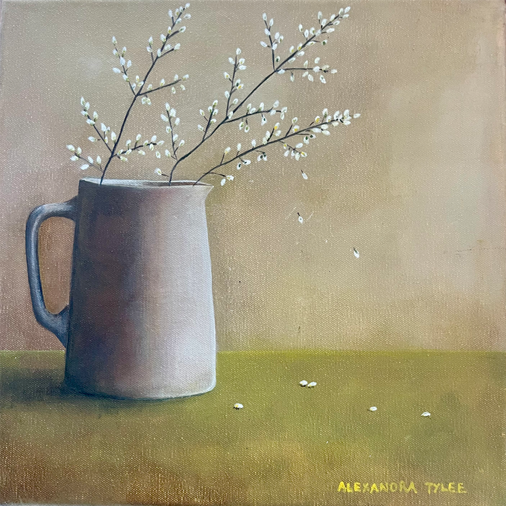 Alexandra Tylee | White Jug | Homebody Exhibition | Painting 