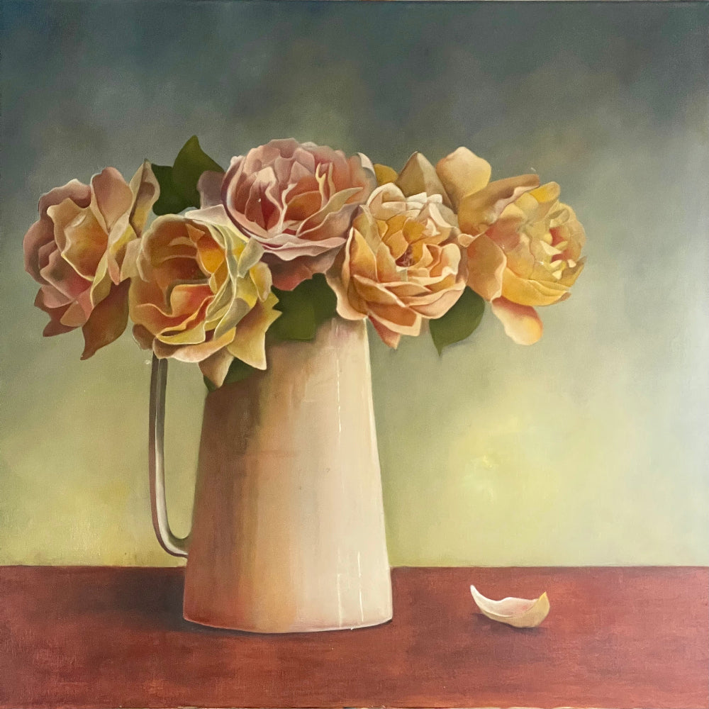 Alexandra Tylee | Yellow Roses | Original Painting | Turua Gallery | Floral Painting