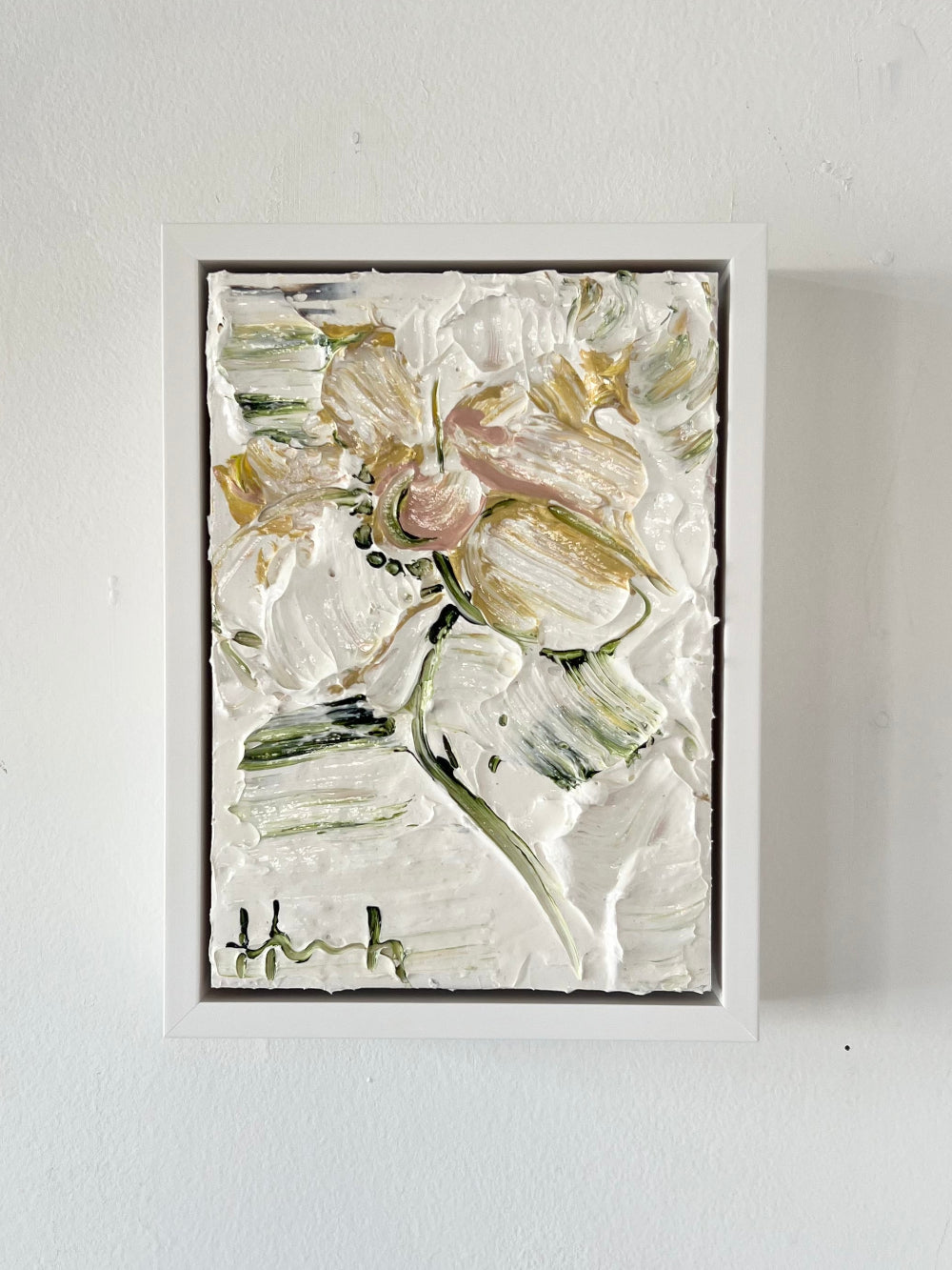 As it was, acrylic and medium on board, framed painting, Hannah Jane 