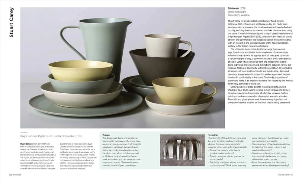 Ceramics Masterclass: Creative Techniques of 100 Great Artists, Louisa Taylor, Art Book, inside