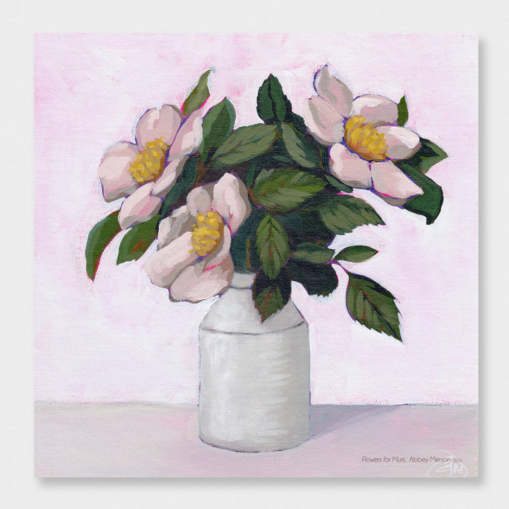 Flowers for Mum | Abbey Merson | Turua Gallery | Print