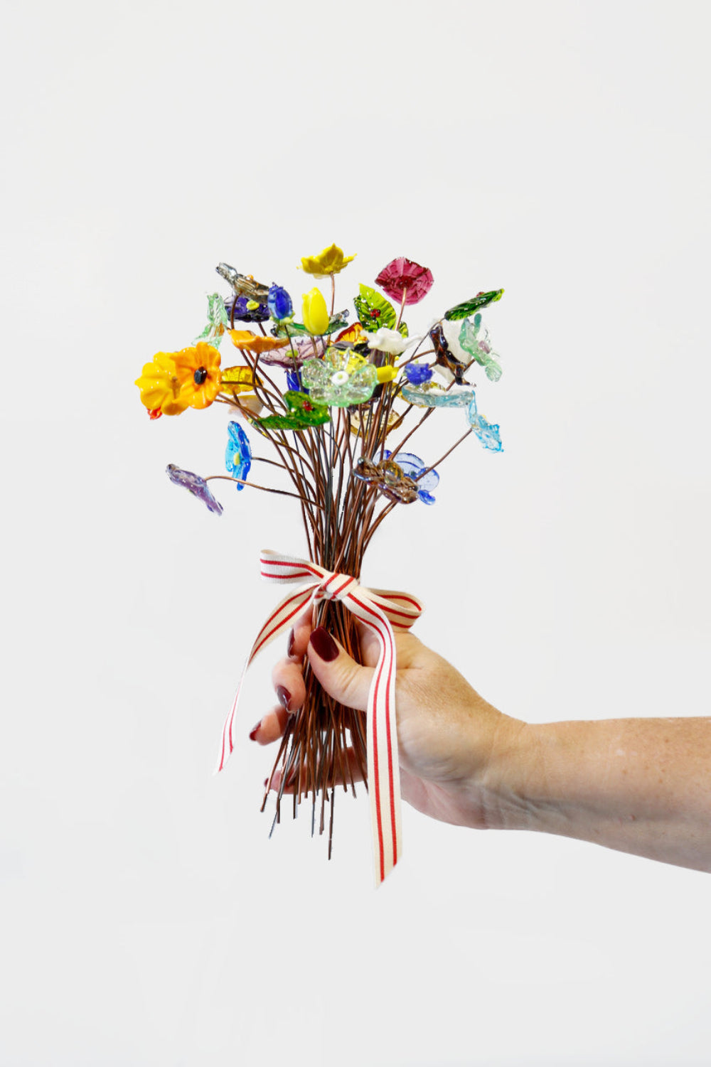Frances Hanson, Bunch of murano glass flowers
