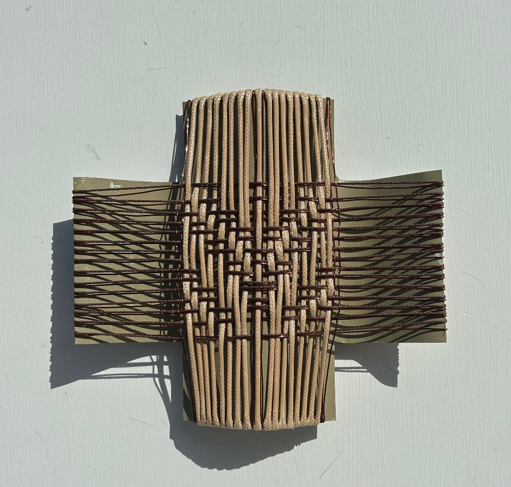 Gilly Sheffield | Turua Gallery | All That Glitters Series | VII | Corrugated Iron Cross