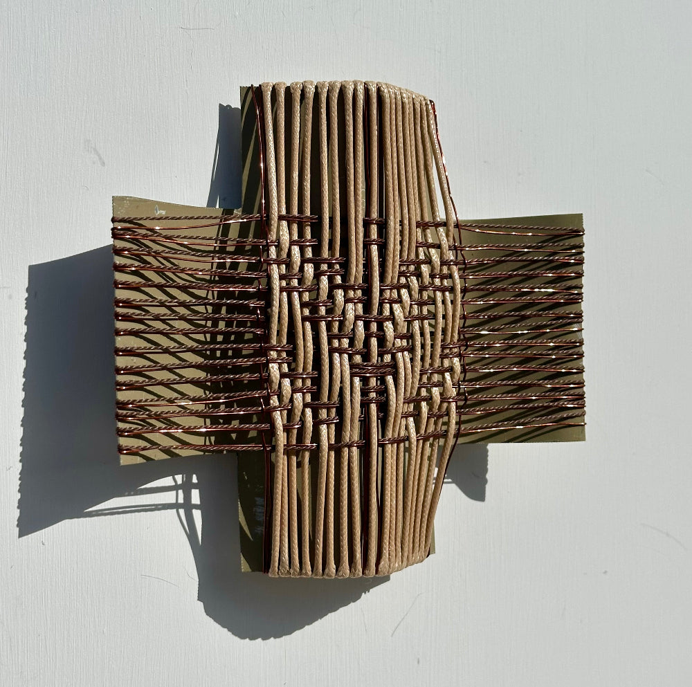 Gilly Sheffield | Turua Gallery | All That Glitters Series | VII | Corrugated Iron Cross