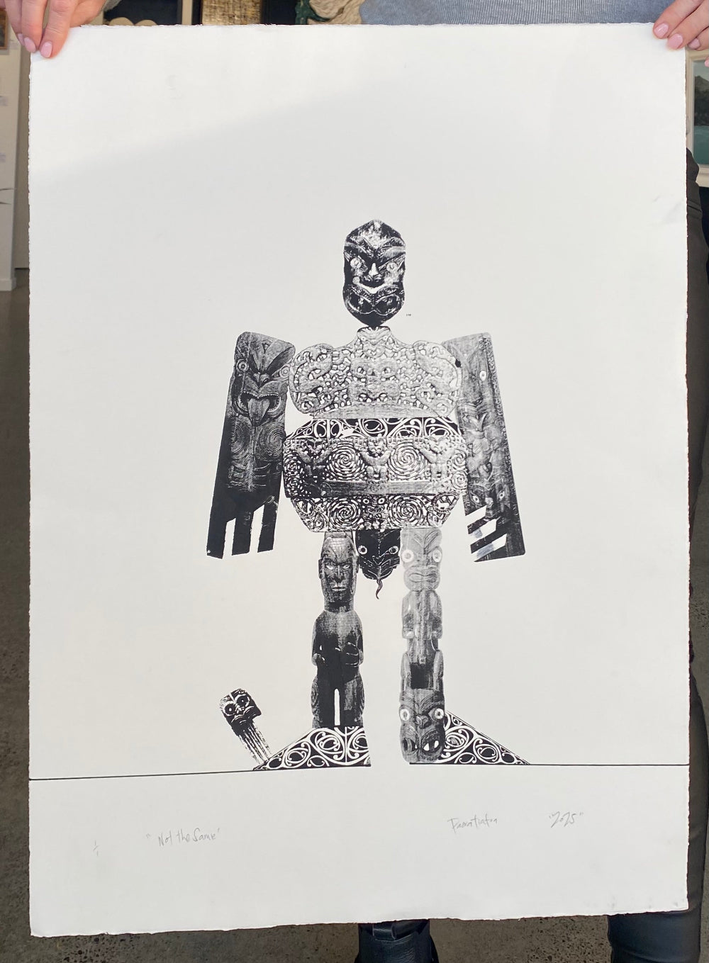 Not The Same | Paora Tiatoa | Multi-Pass Print | Limited Edition | Turua Gallery