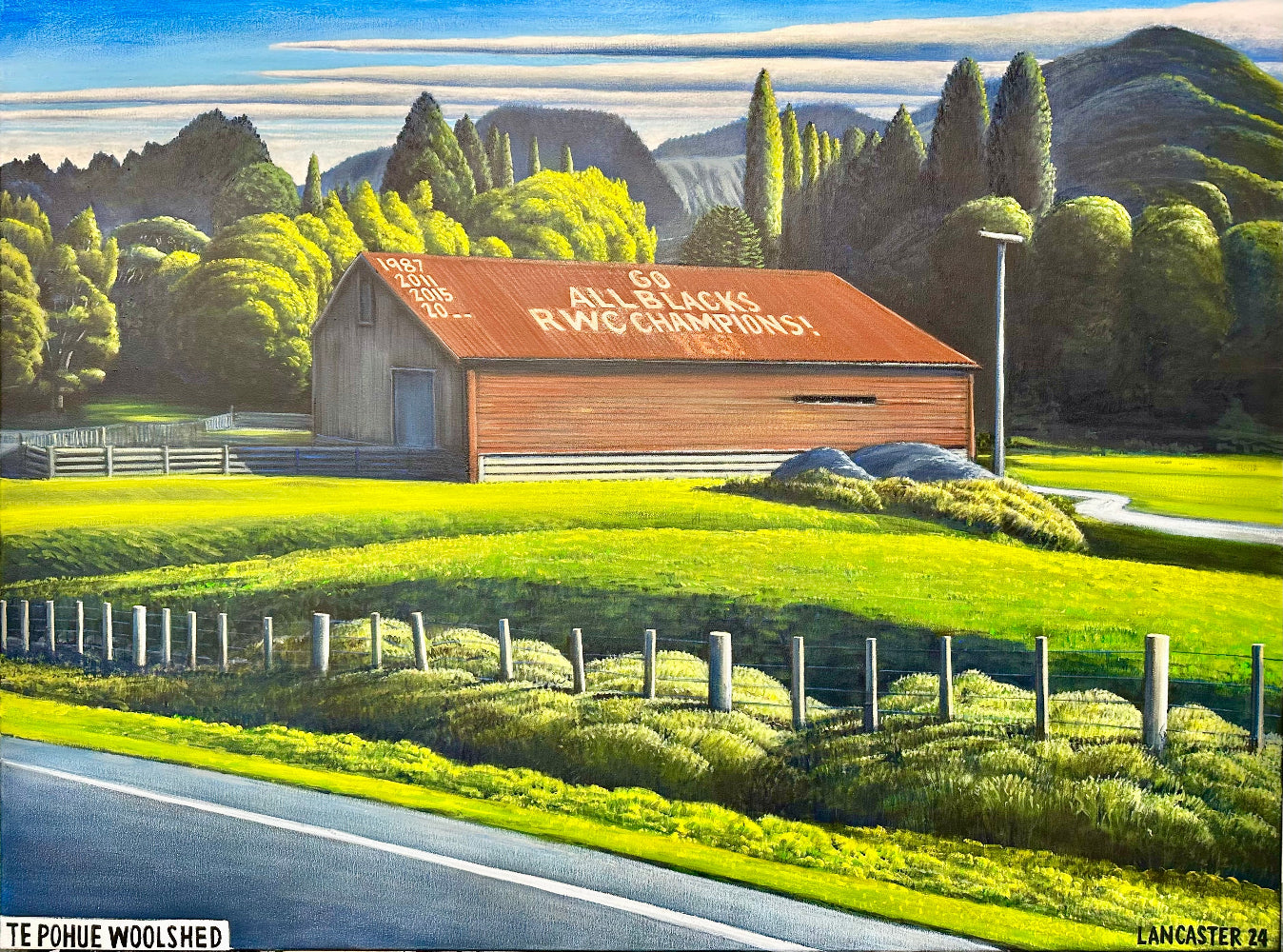 Josh Lancaster | Te Pohue Woolshed | Limited Edition Fine Art Print | Turua Gallery