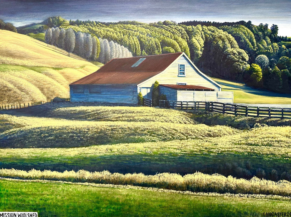 Mission Woolshed, Josh Lancaster limited edition print 