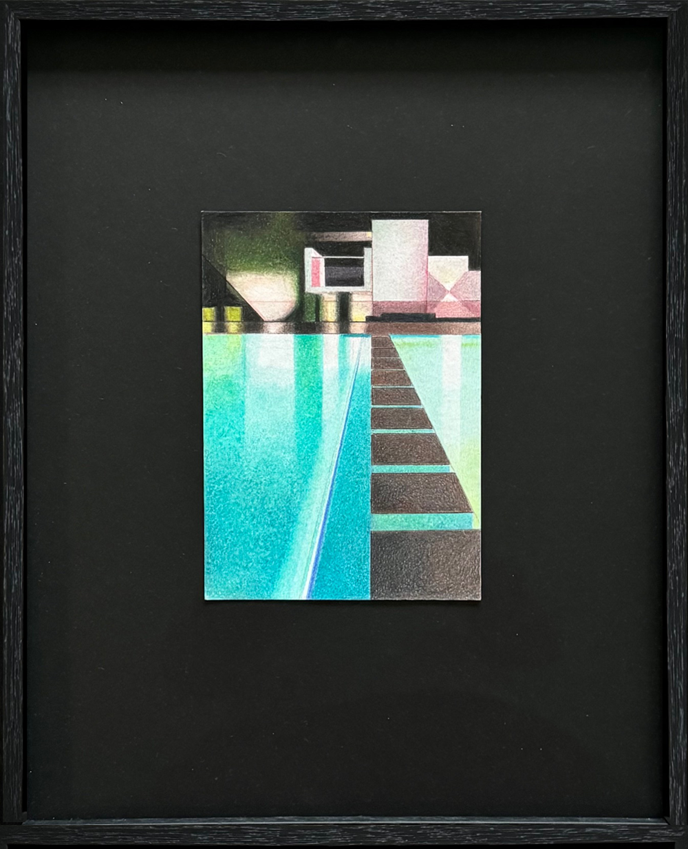 Michelle McIver | Nocturne For A Pool | Homebody Exhibition | Painting 