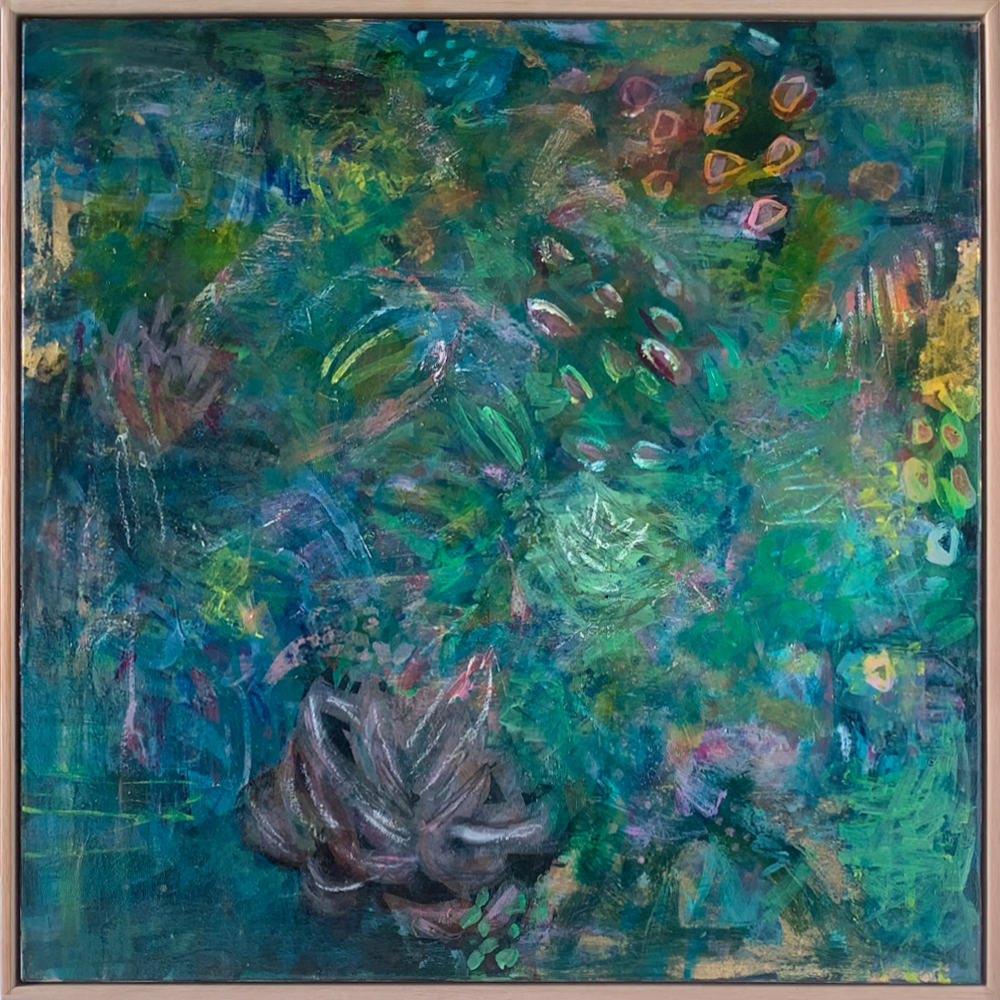 Monet Garden | Jody Hope Gibbons | Turua Gallery | Floral Abstract Artwork  Turua Gallery
