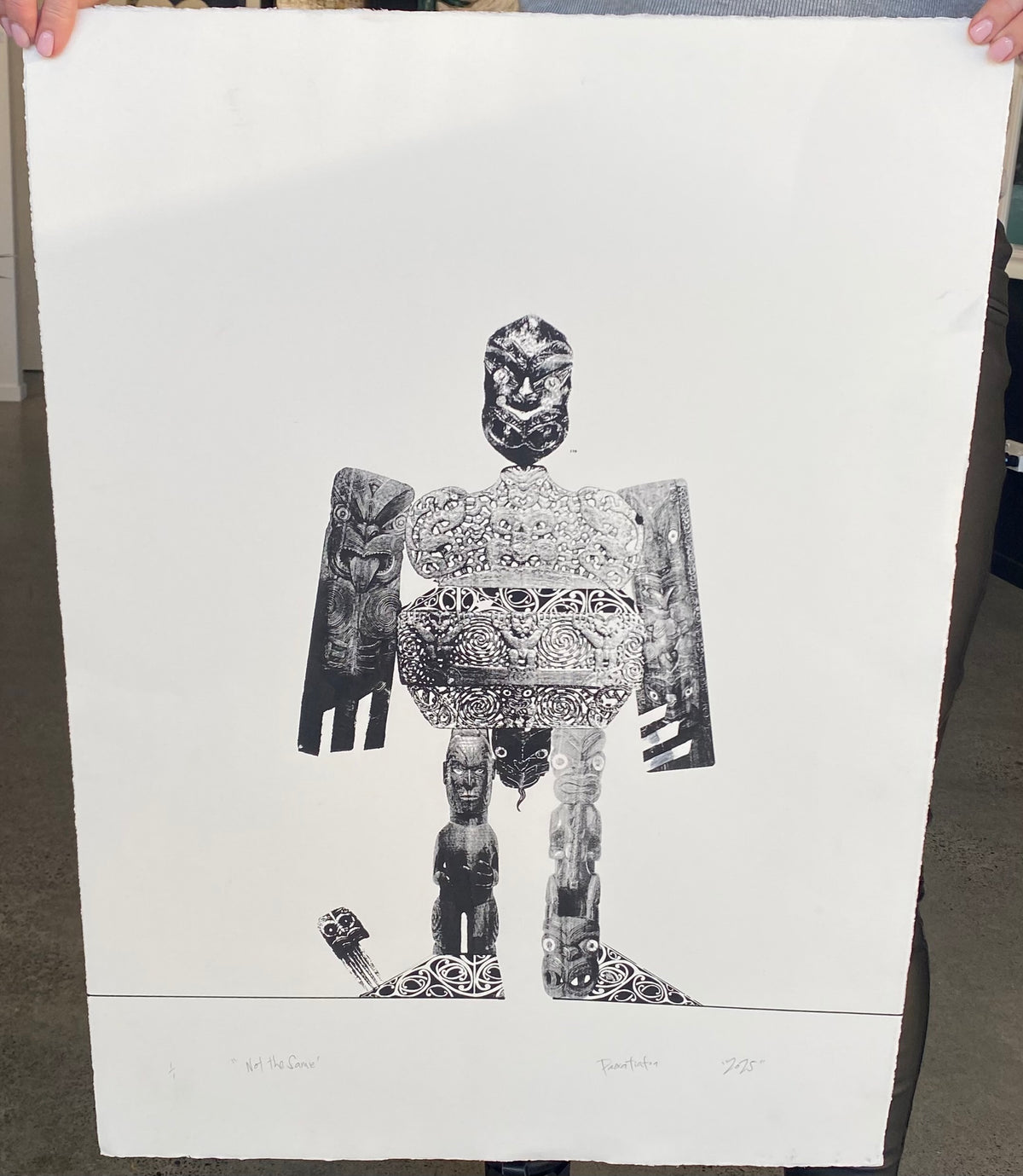 Not The Same | Paora Tiatoa | Multi-Pass Print | Limited Edition | Turua Gallery