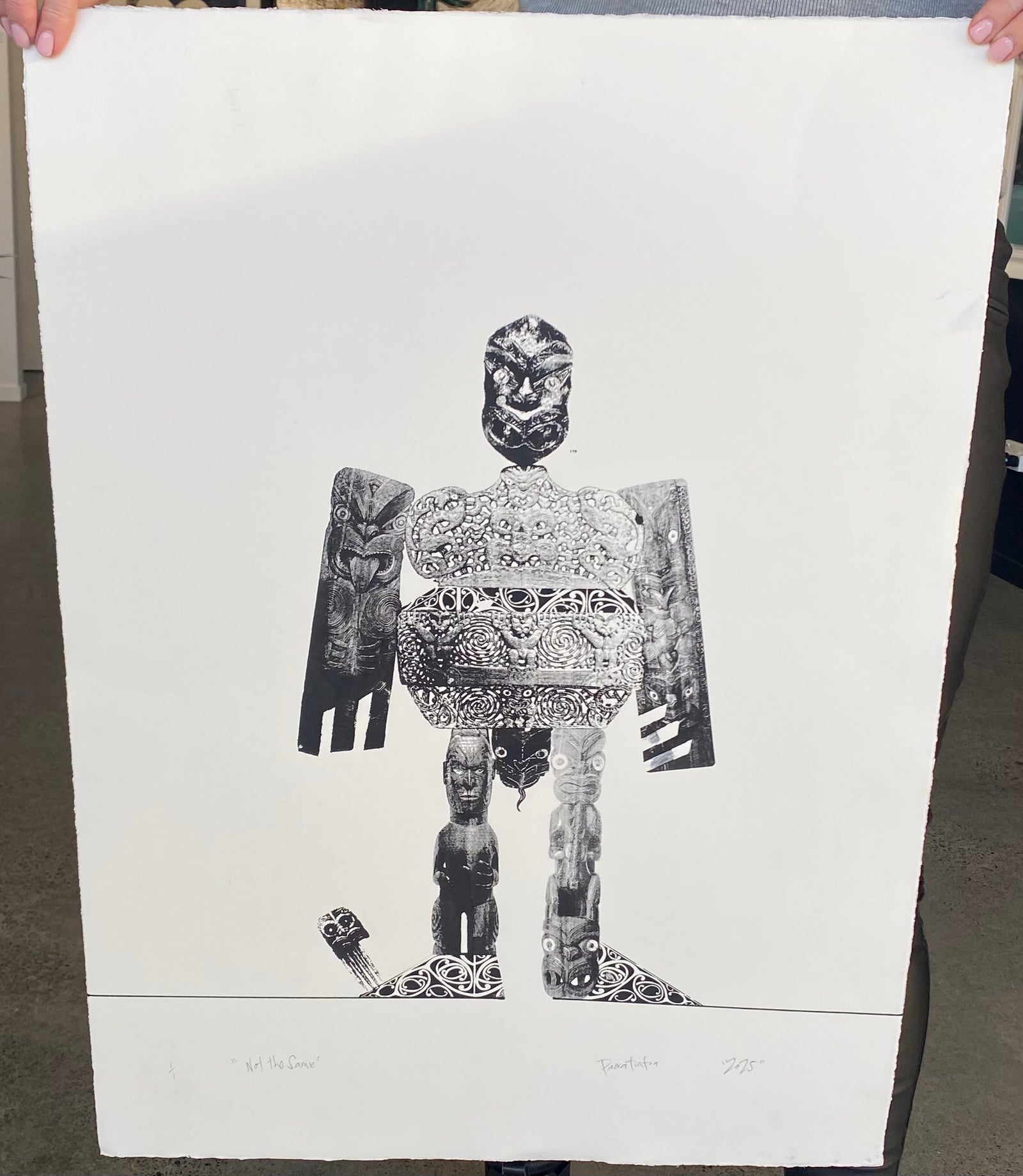 Not The Same | Paora Tiatoa | Multi-Pass Print | Limited Edition | Turua Gallery