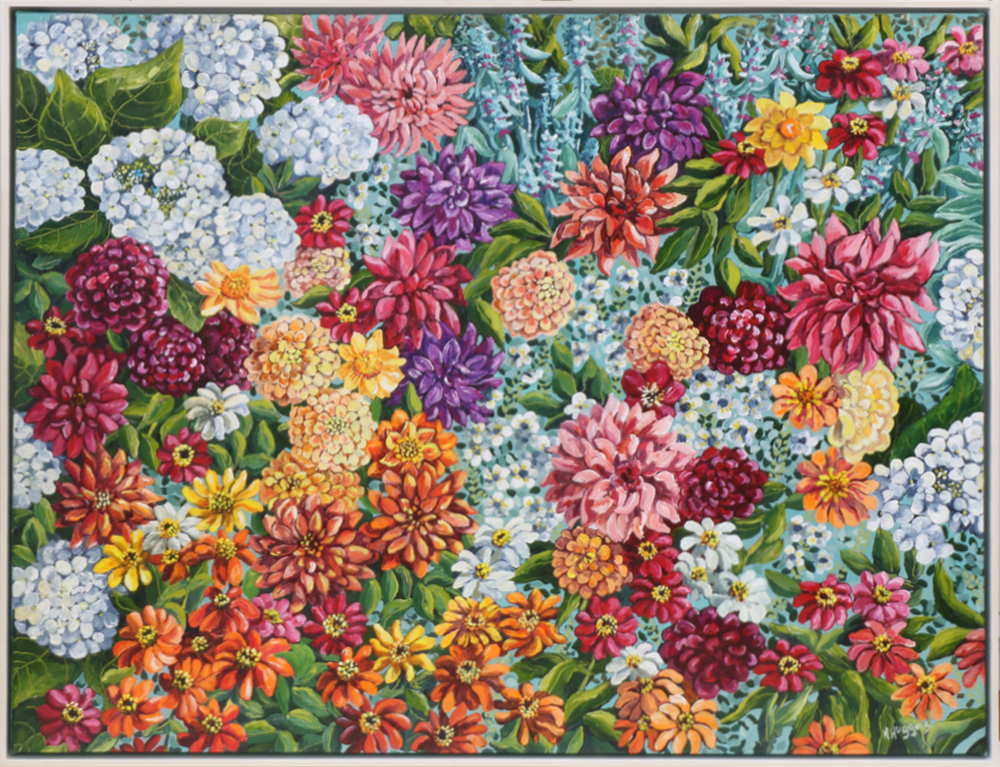 Narelle Huggins | My Garden Muse | Homebody Exhibition | Painting 