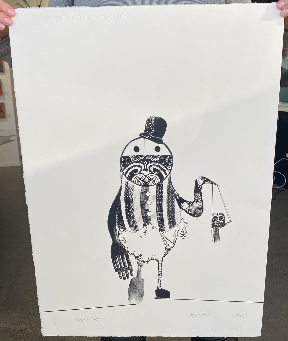 Puppet Master| Paora Tiatoa | Multi-Pass Print | Limited Edition | Turua Gallery