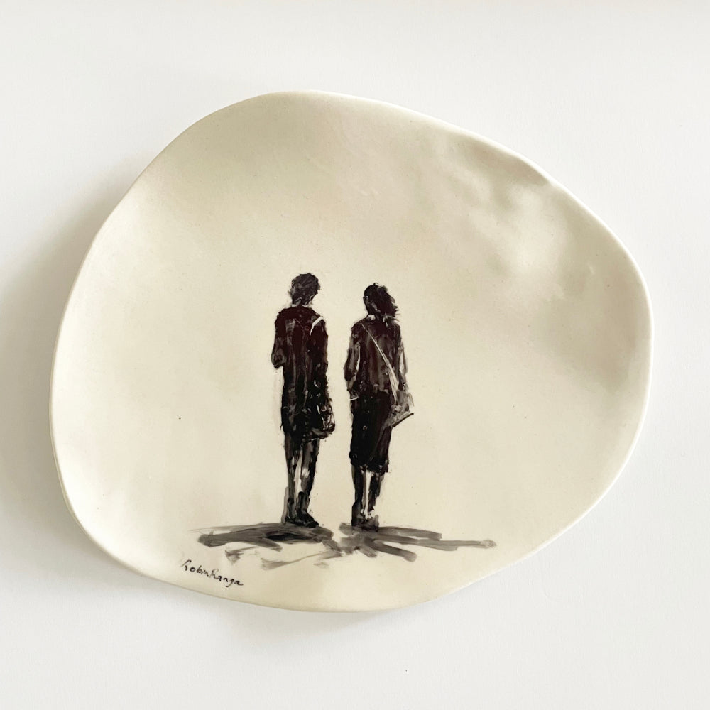 There Is Only One Of Me #242, Robin Ranga, ceramic wall plaque