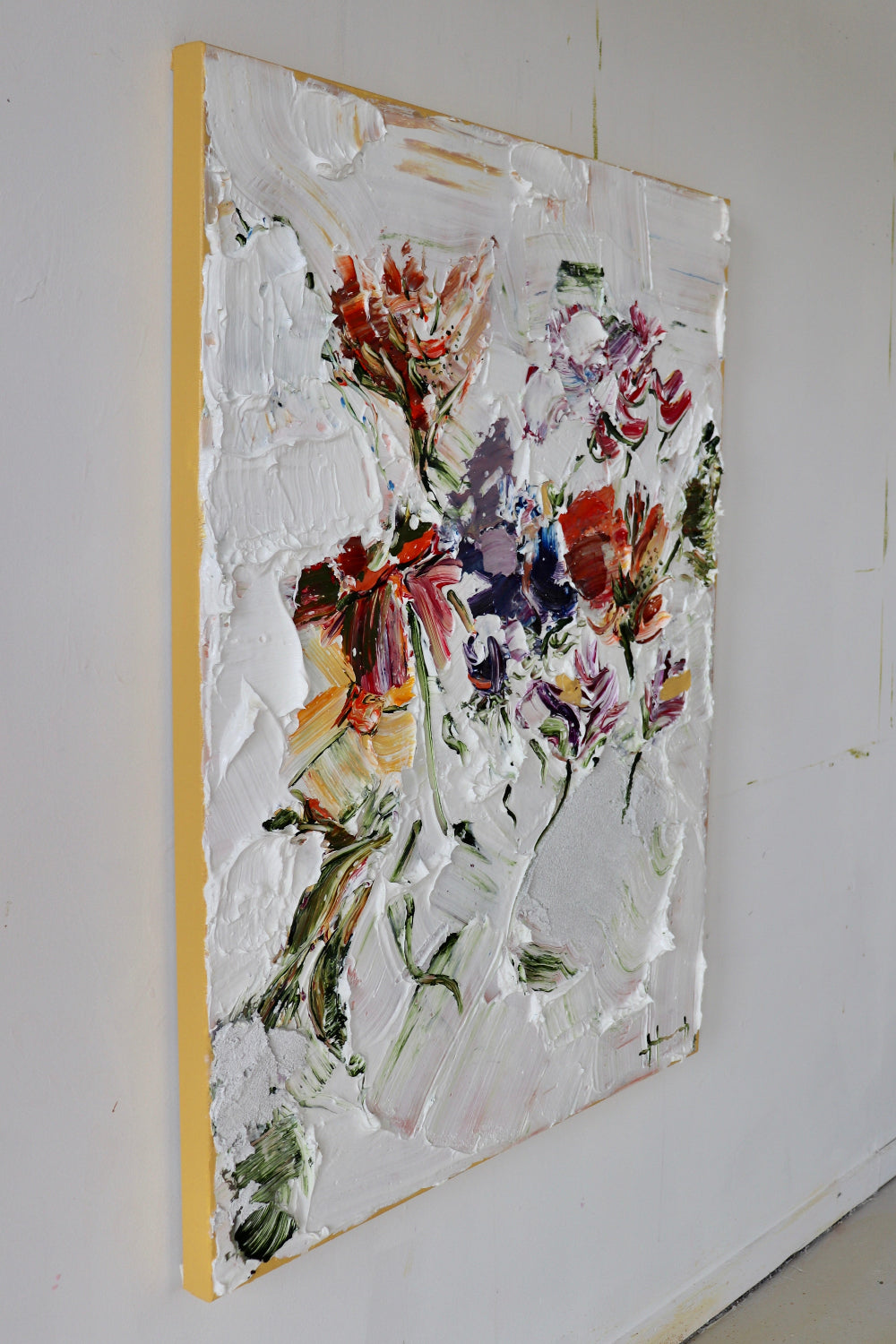 Rainbow Bouquet 01 | Hannah Jane | Turua Gallery | Original Artwork | Floral 