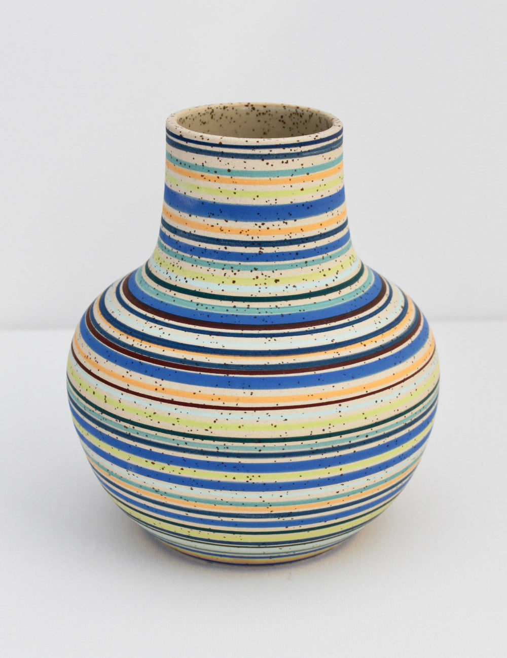 Striped Ceramic Vessel 199, Annie Smits Sandano