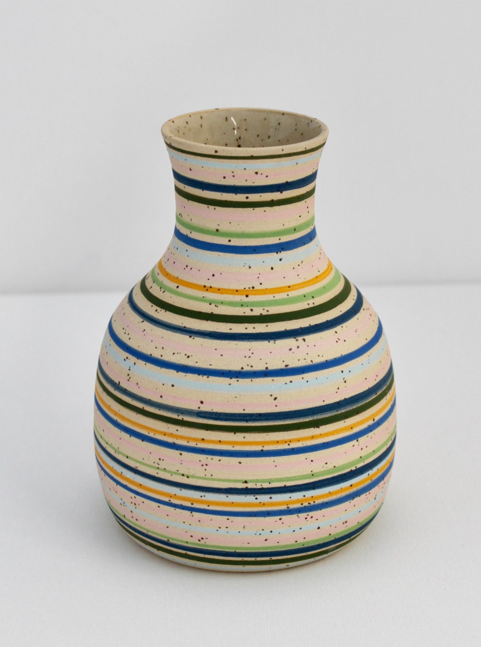 Striped Ceramic Vessel 210, Annie Smits Sandano