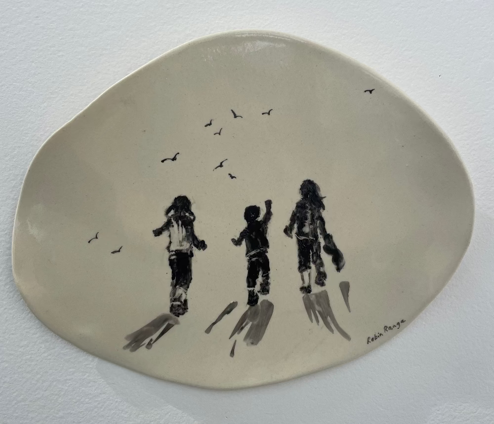 There Is Only One Of Me #234 | Robin Ranga | Ceramic Plaque | Turua Gallery