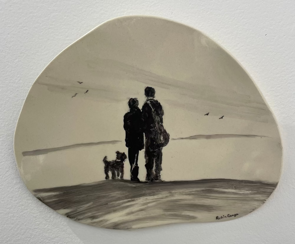 There Is Only One Of Me #236 | Robin Ranga | Ceramic Plaque | Turua Gallery
