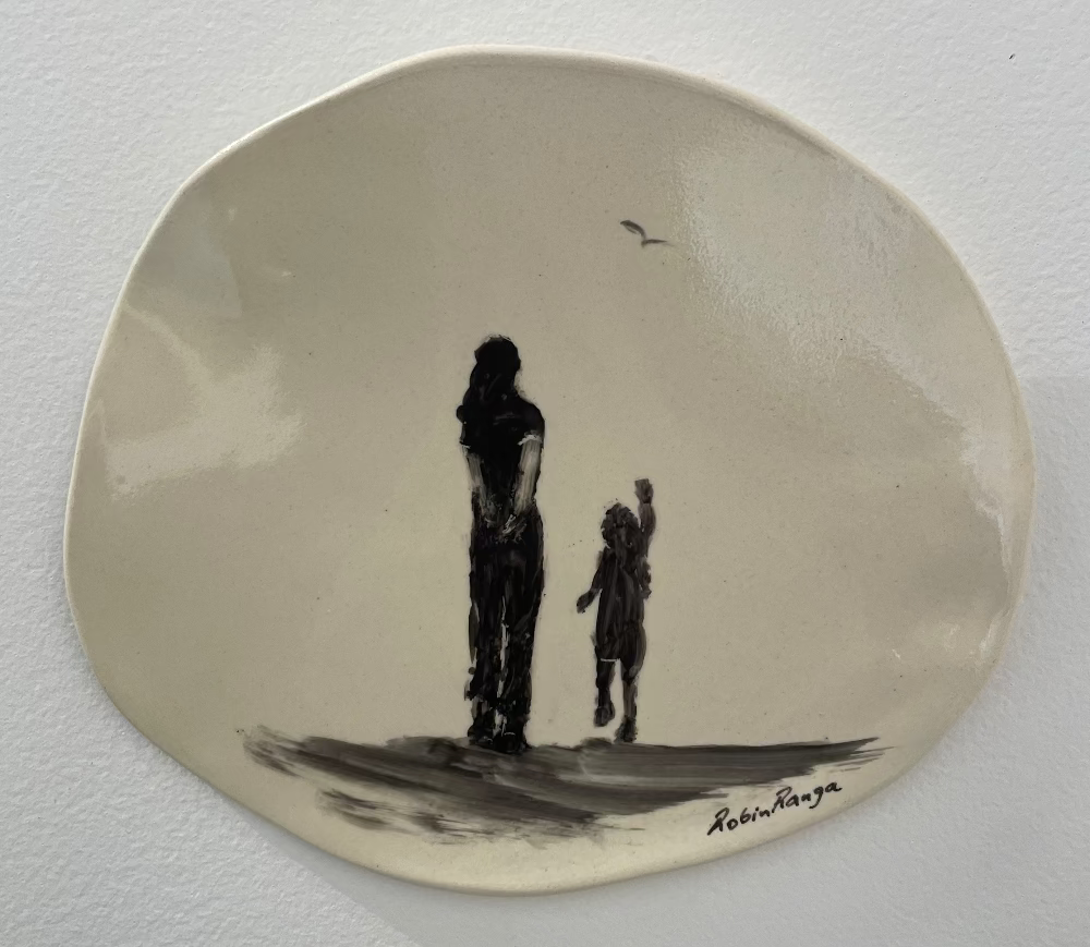 There Is Only One Of Me #237 | Robin Ranga | Ceramic Plaque | Turua Gallery