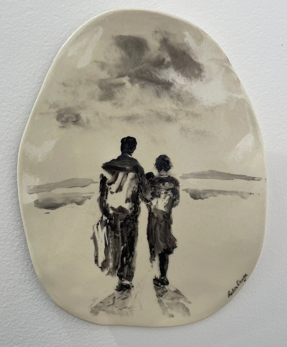 There Is Only One Of Me #240 | Robin Ranga | Ceramic Plaque | Turua Gallery