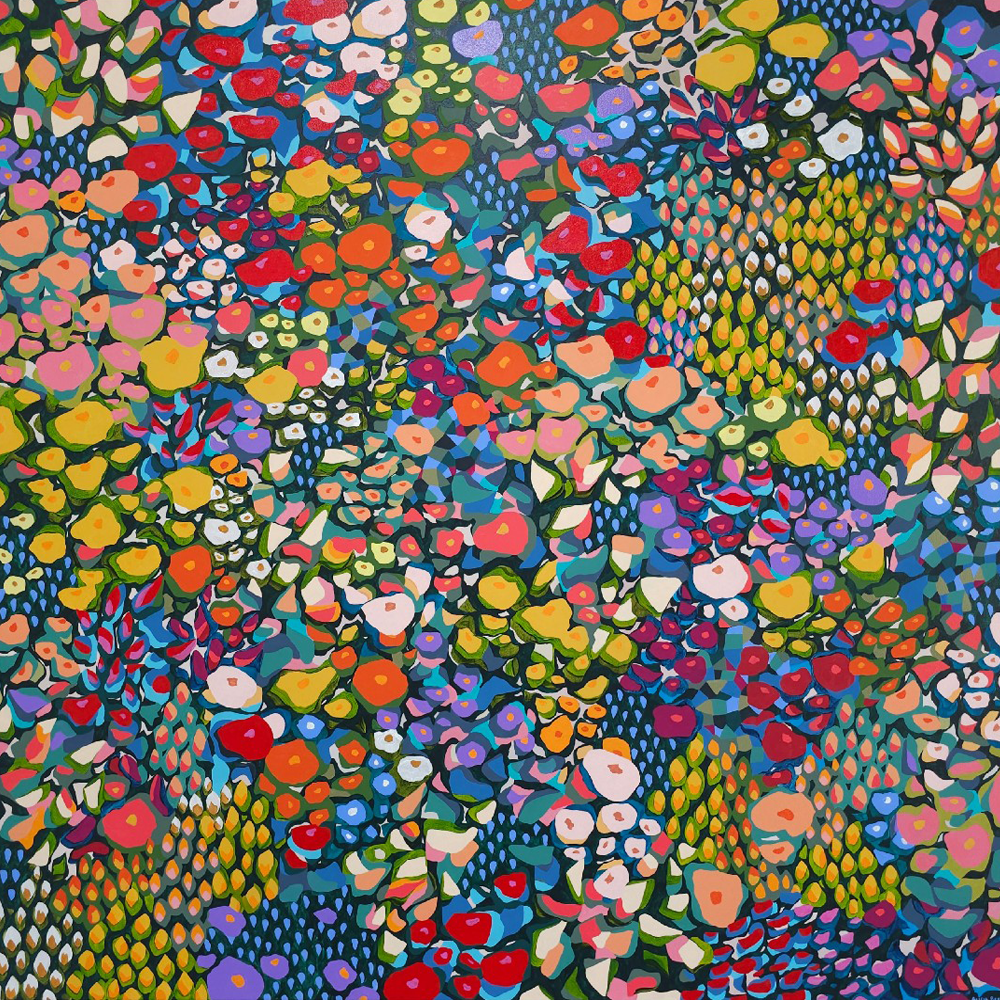 Wild Honey Alicia Beech Original Painting Hip Hip Hooray Exhibition