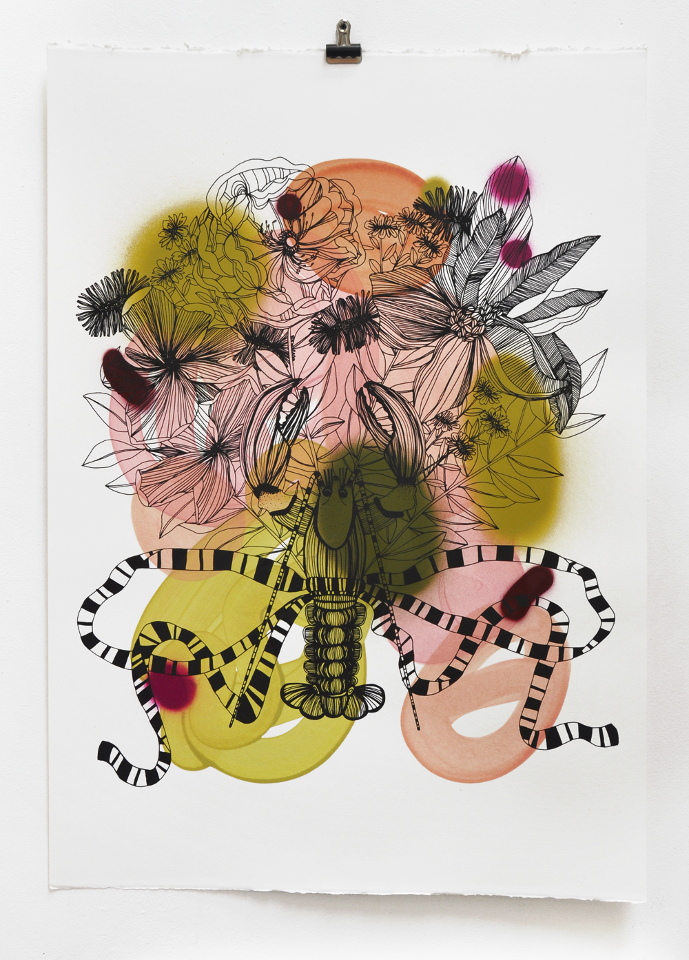 Happy Days 2 Screenprint Annie SMits Sandano Hip Hip Hooray Exhibition