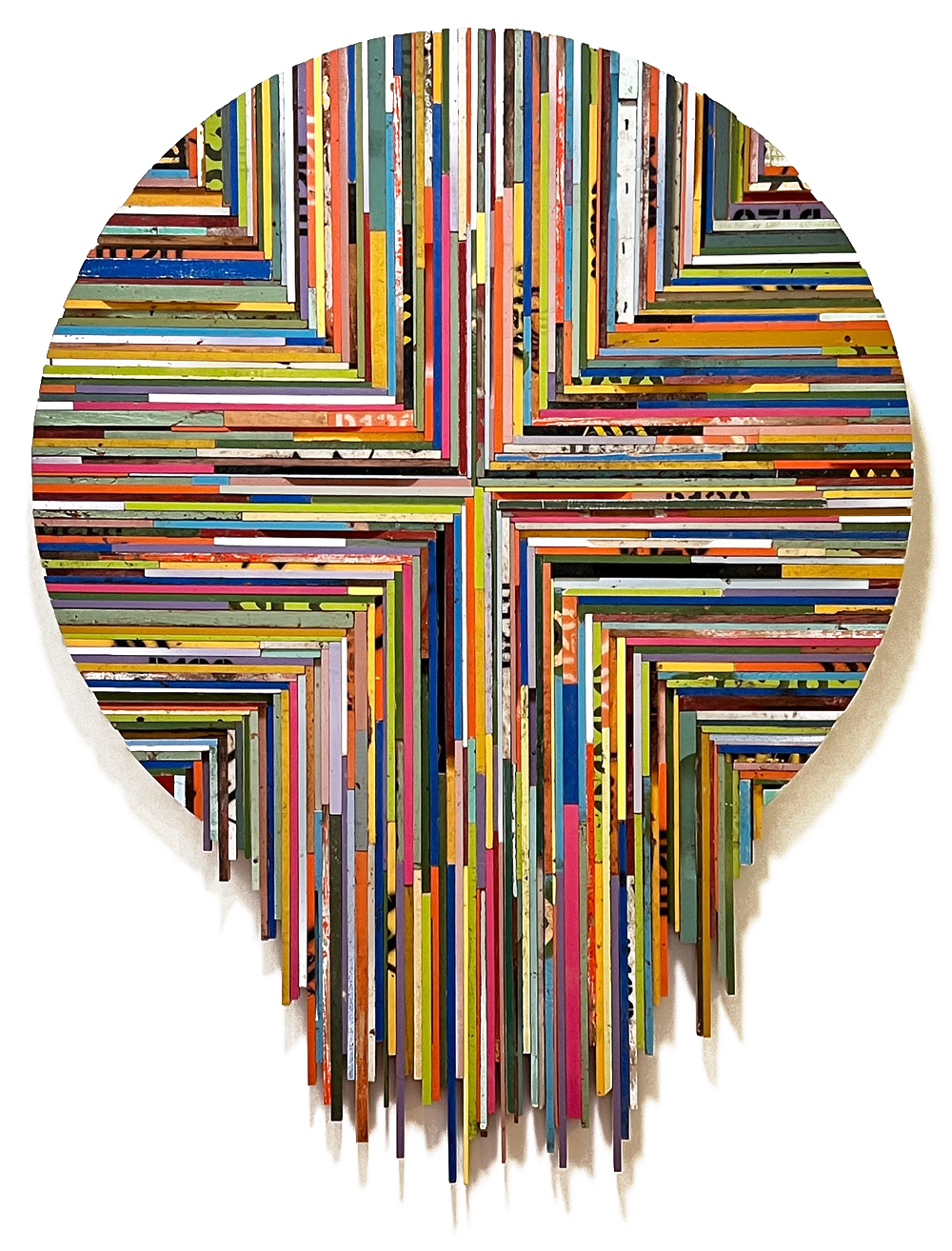 Hip Hip Hooray Recycled Beehive sculpture