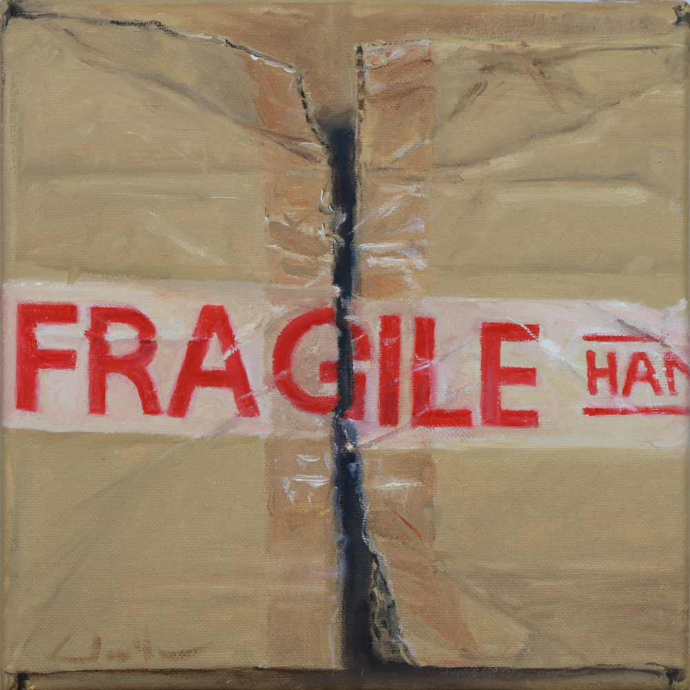 Reused 1 Dean Wallace Oil painting Hip Hip Hooray Exhibition