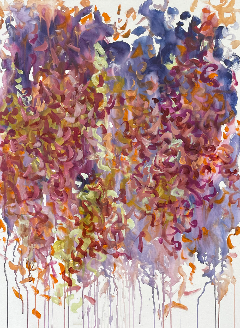 Abbey Lyman Oil and Acrylic Painting But come the night with its own council