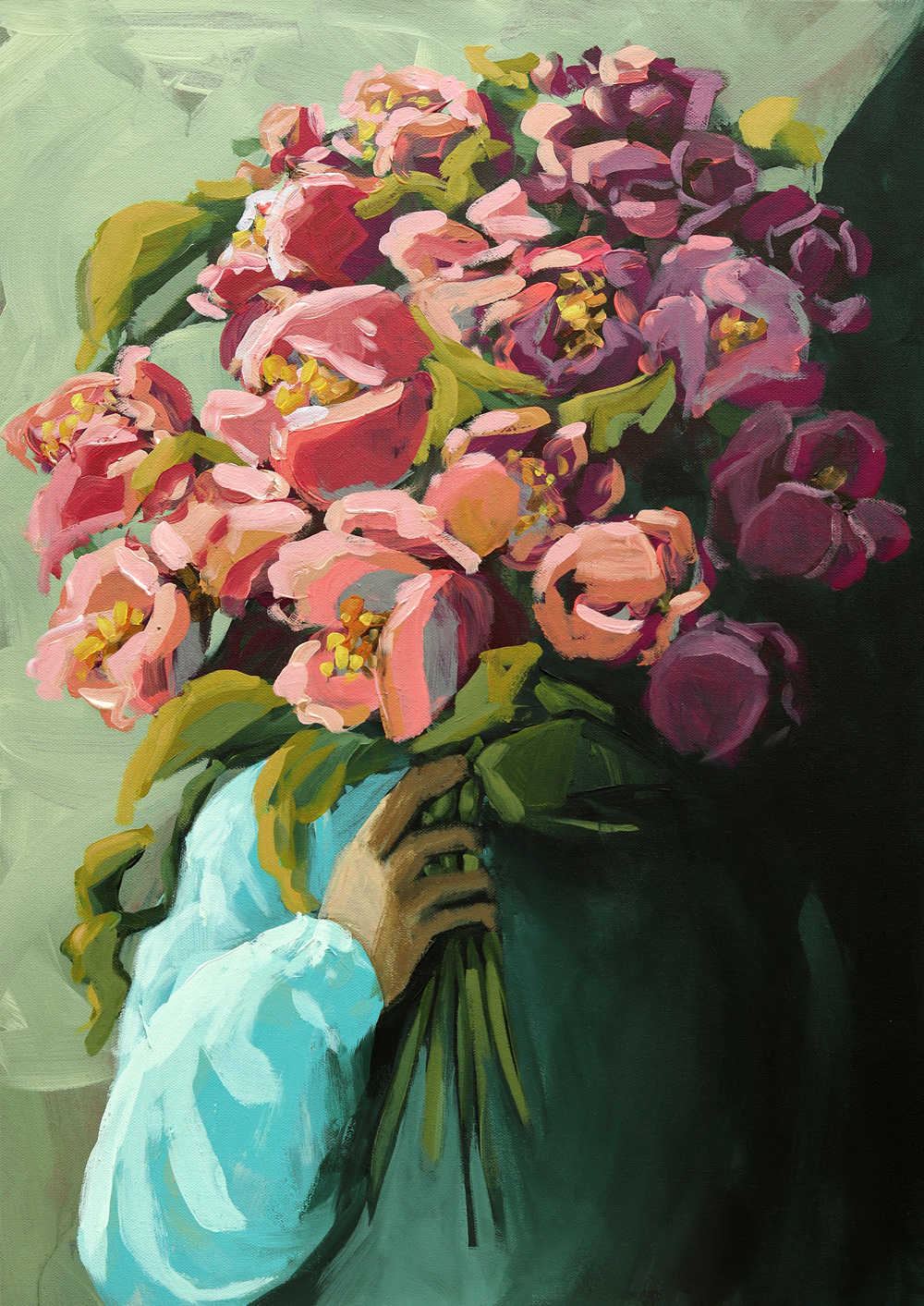 June original painting Abbey Merson