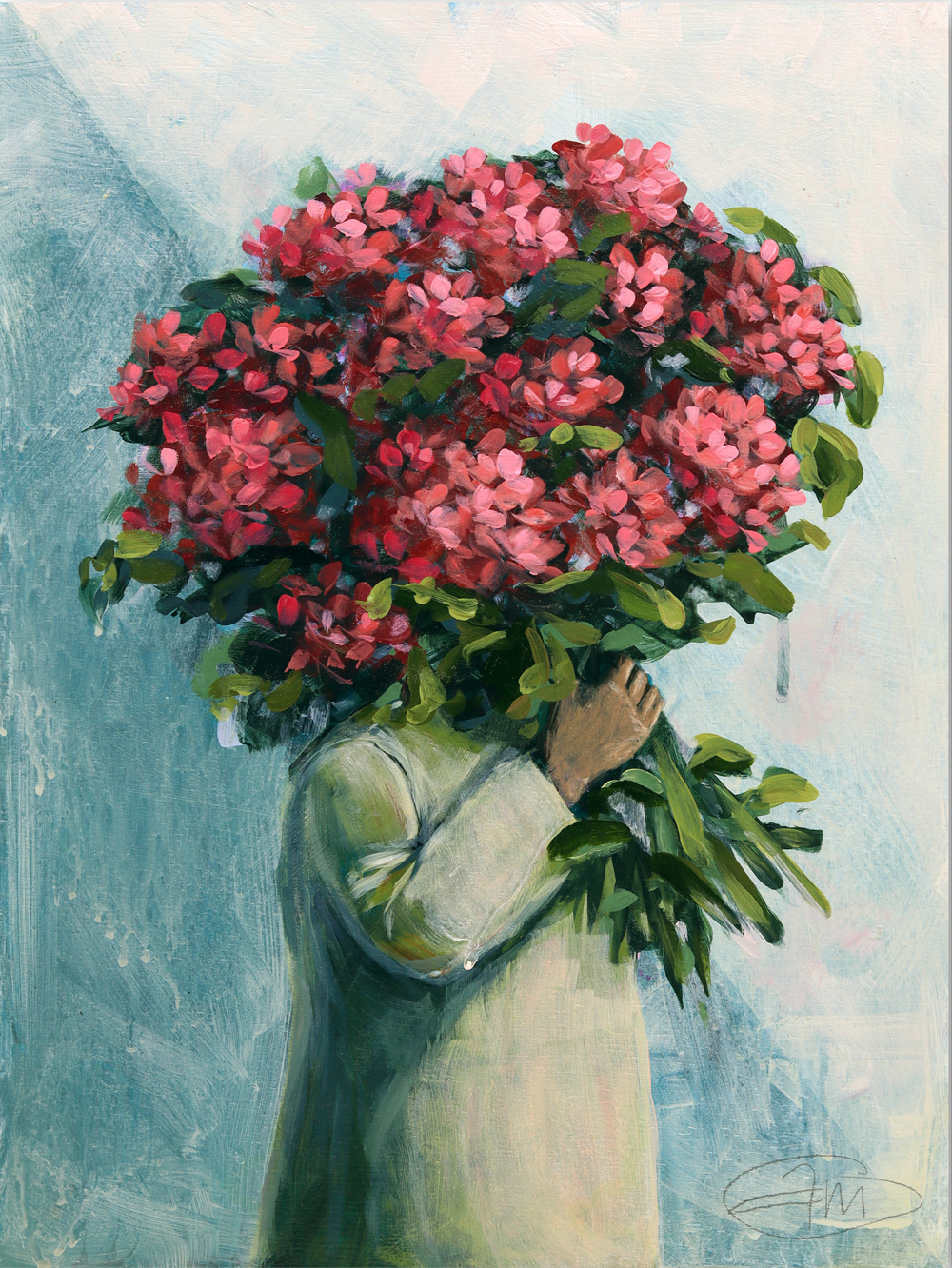 Linen & Lace original painting Abbey Merson