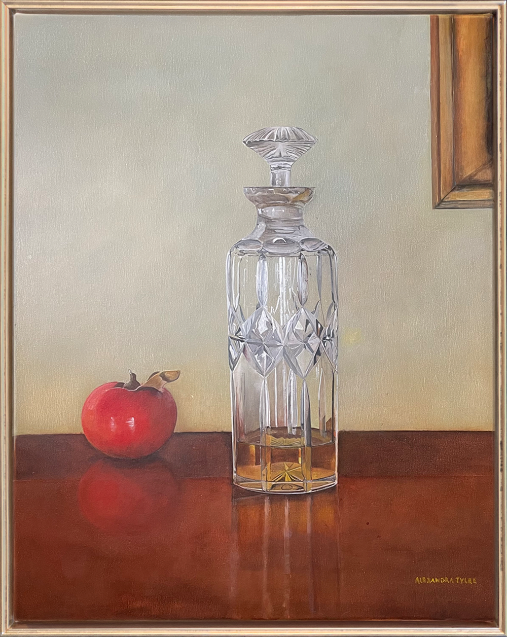 A Moment In Winter Alexandra Tylee original painting Framed