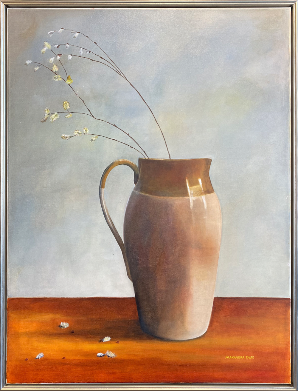 Wedding Present Original painting Still life  Framed Alexandra Tylee