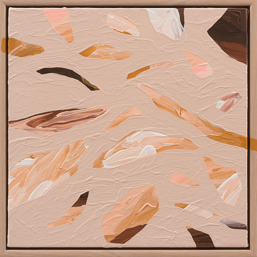 Fig. 43 Lemurian uncut Gem series acrylic on canvas Alice Berry