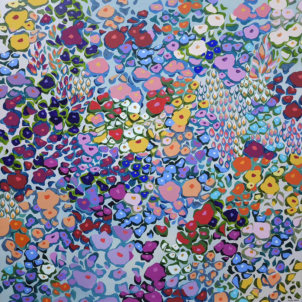 Boogie Wonderland Original painting Finding Eden Exhibition by Alicia Beech