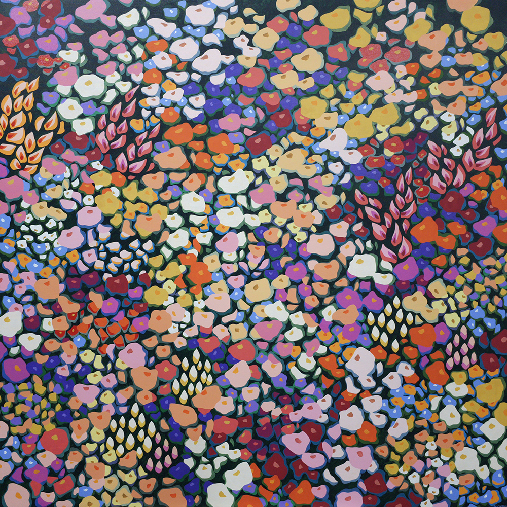 Illuminate Original Painting Finding Eden Exhibition By Alicia Beech