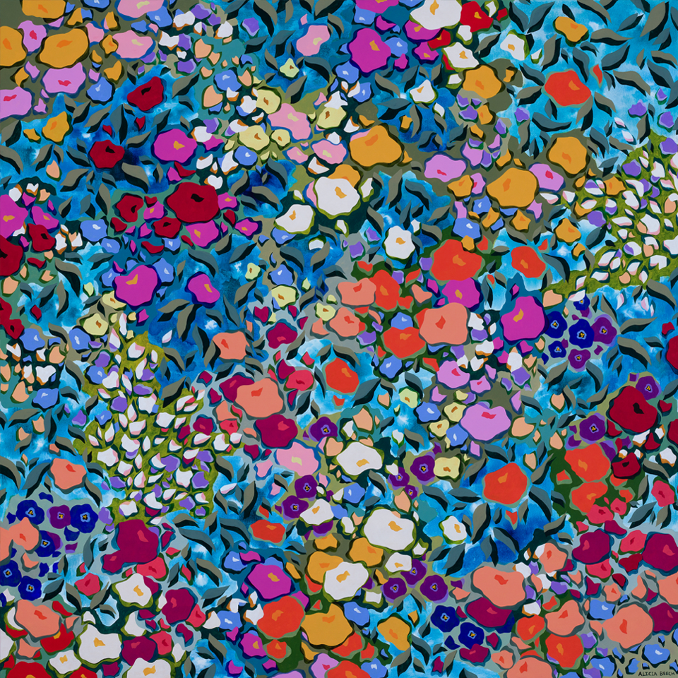 Oasis Painting | Alicia Beech | Bloom Exhibition 