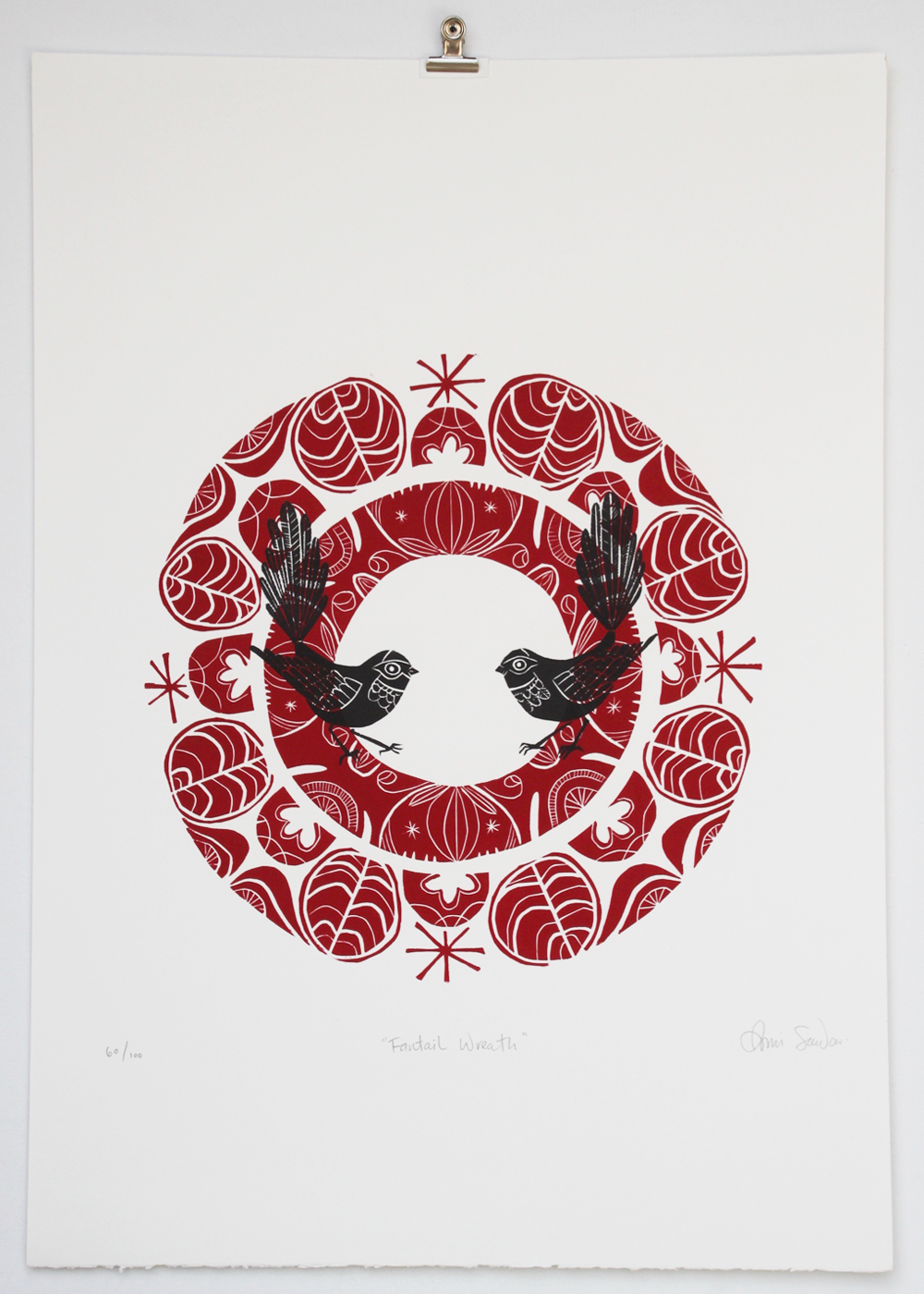 Fantail Wreath Annie Smits Sandano