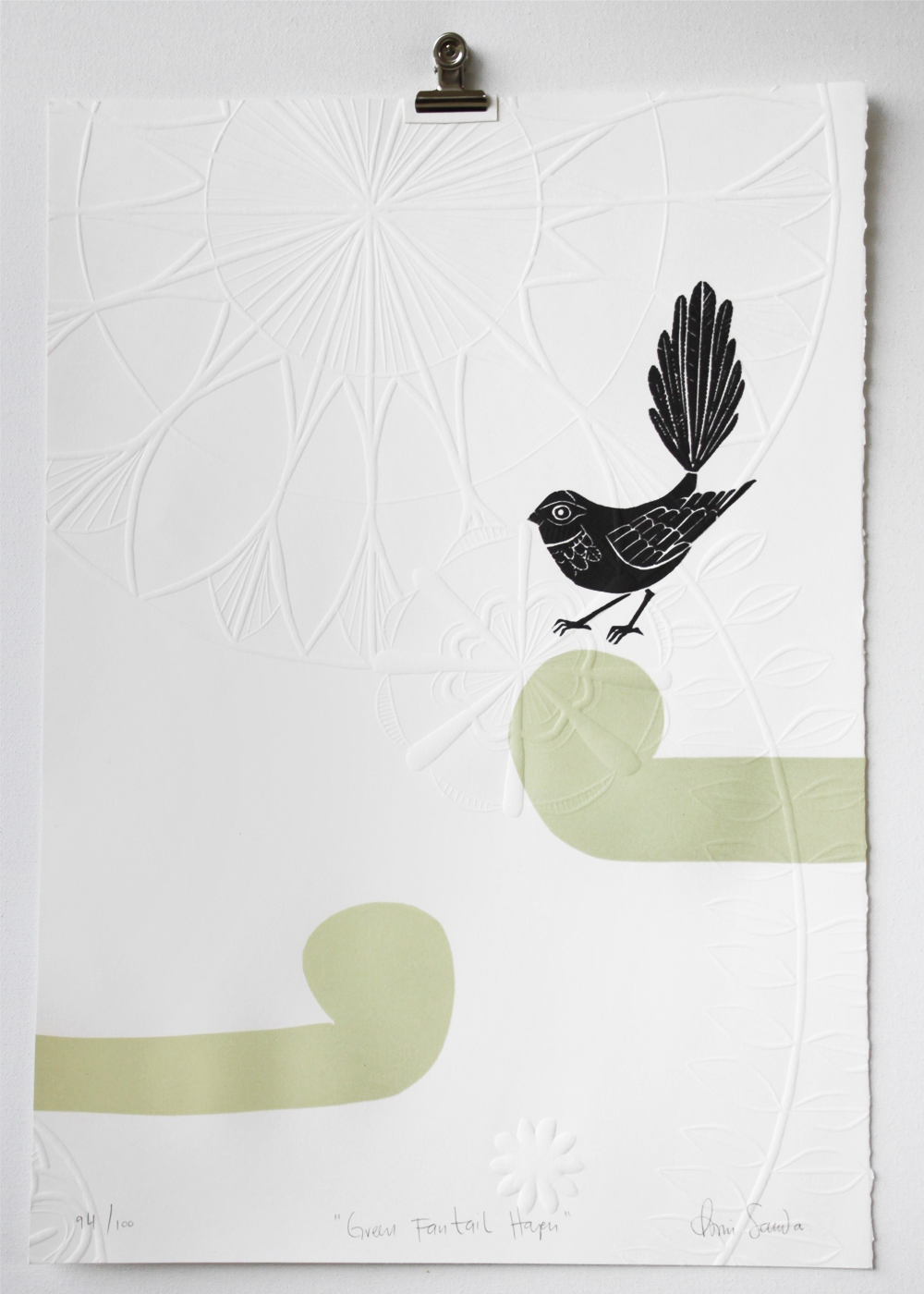 Green Fantail Hapu Annie Smits Sandano