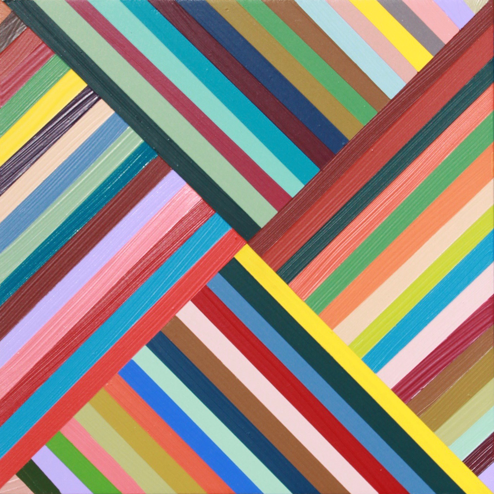 Colour Knot 16 acrylic on board Annie Smits Sandano