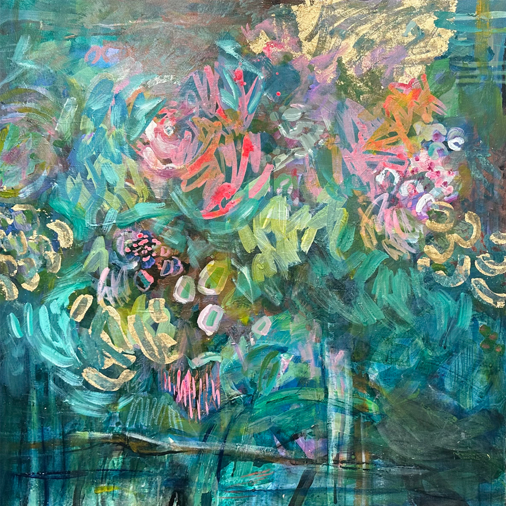 Flowers From A Friend | Jody Hope Gibbons | Painting | Bloom Exhibition 