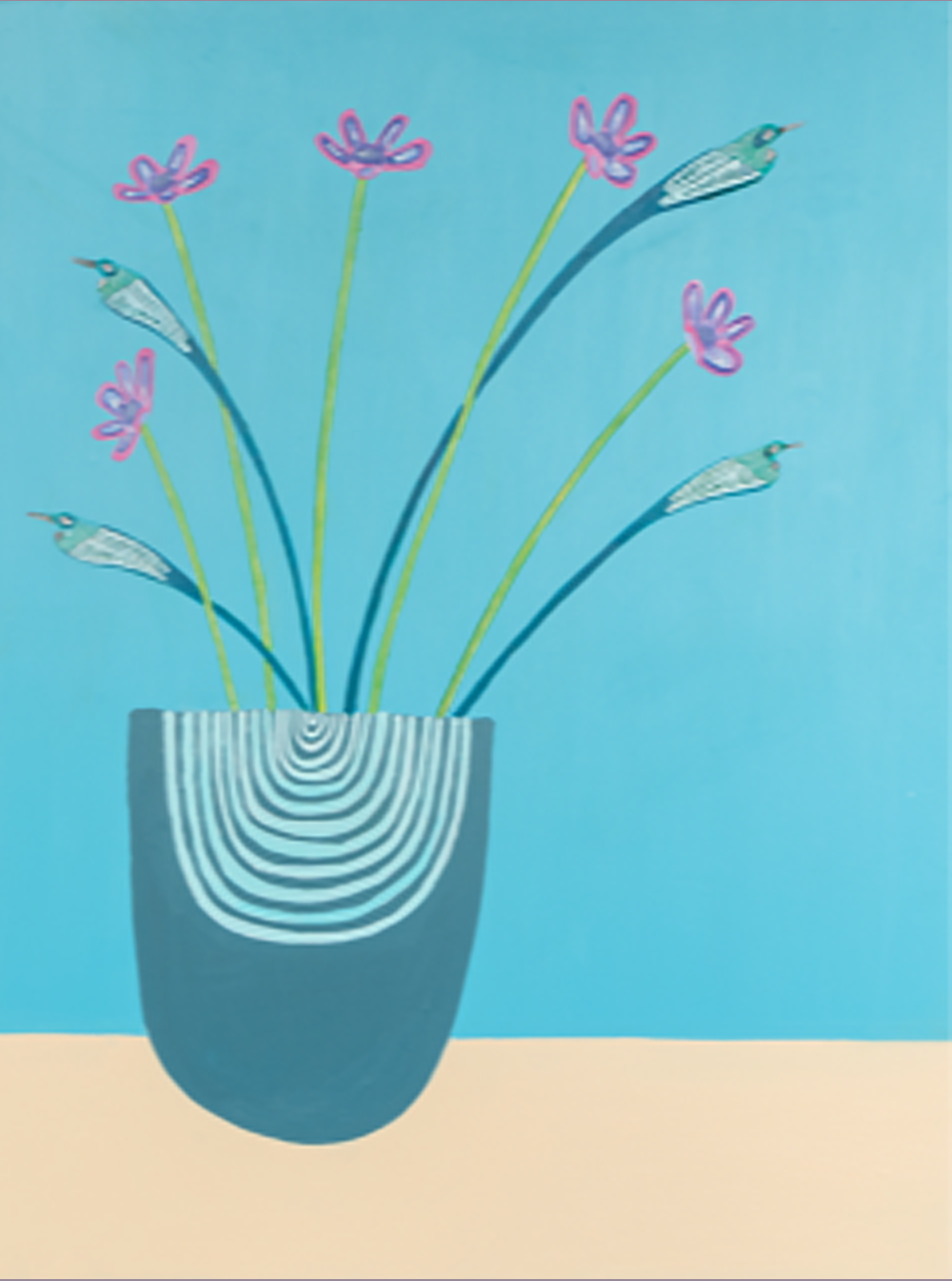 They Will Still Grow With A Light Breeze | Sam Leitch | Painting | Bloom Exhibition 