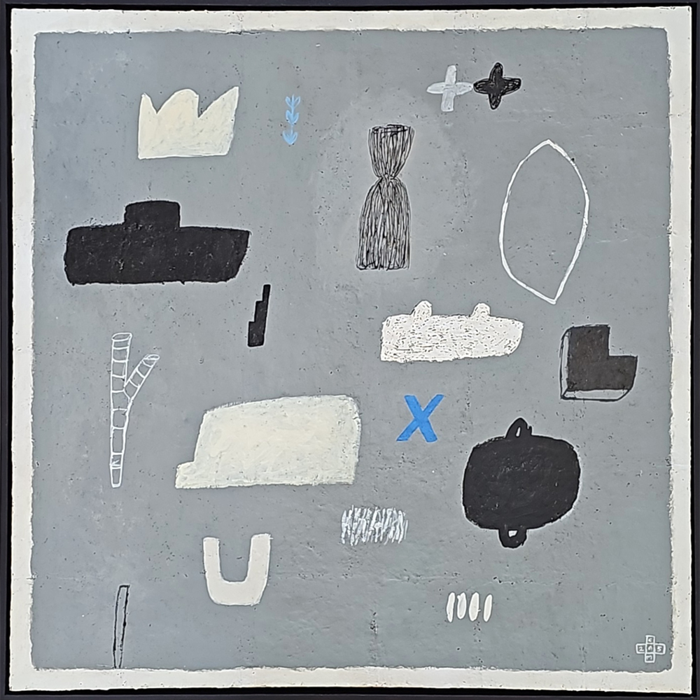 River Track Original painting Cam Munroe Shift Into Neutral exhibition